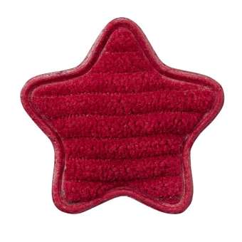 3859043 Stoffstern 3,6 cm, rot, Btl. 4 St. 