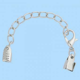 3861303 Kettenverschluss silber 2St 