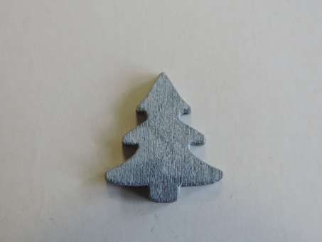 3863292 Holzstreuteil Baum, grau, 2cm,12St. 