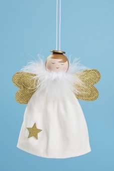 3863623 Deko-Engel, 14cm, gold 