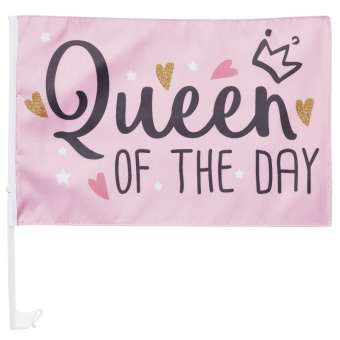 3864204 Wedding-Flags Queen of the Day, 30x45cm, beidseitig bedruckt 