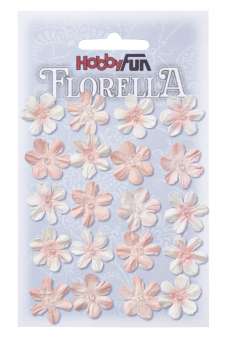 3866031 FLORELLA-Blüten Maulbeerpapier 2cm, zartrosa, 20St. 