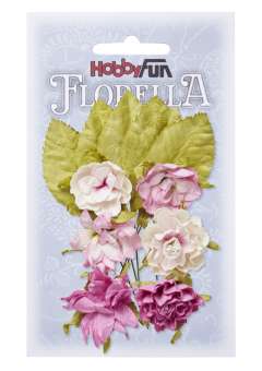 3866085 Florella Blüten 3cm, 6St Rose 