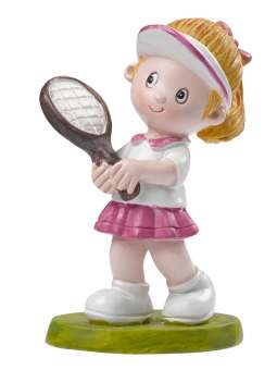 3870540 Tennis Girl, ca. 8,5 cm 