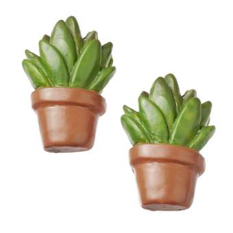 3870678 Kakteen I,  3cm, mit Klebepunkt,  3St. 