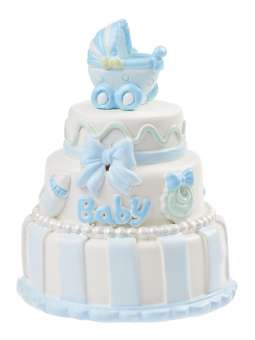 3870713 Baby-Boy Torte, 7,5cm 