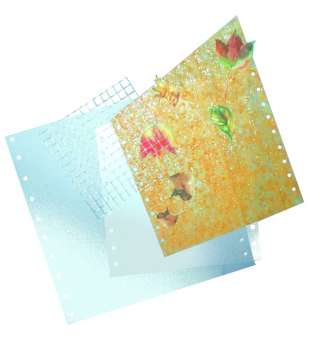 3901240 Lampenfolie klein spitz 32.5x25cm 