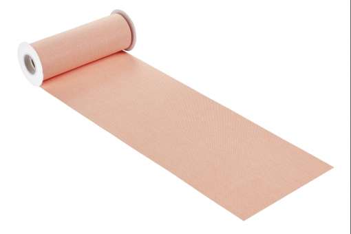 3980950 Dekostoff Gli 20x10m Leinen peach 