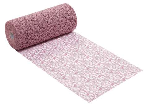 3980953 DekoStoff Glimmer, 29cm/15m rosenho 