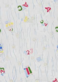 3981595 Stoff Schule blau 29cm/15m 