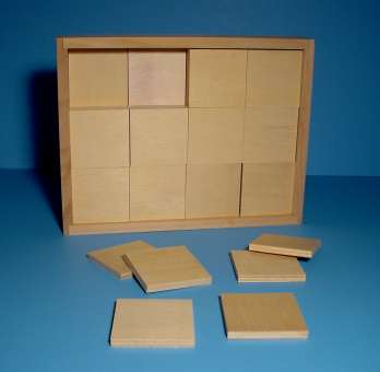 510160 Memoryteile Holz 4,5x4,5cm/60 St 