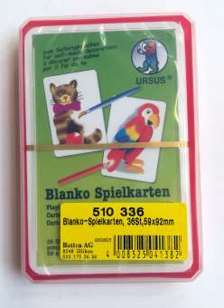 510336 Blanko-Spielkarten, 36St,59x92mm 