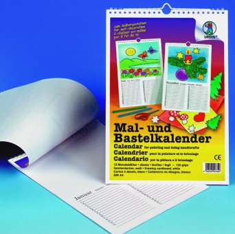 510486 Mal- und Bastelkalender A4 