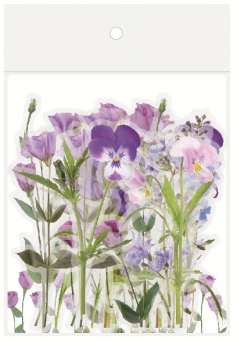 518174 Blumensticker violett 