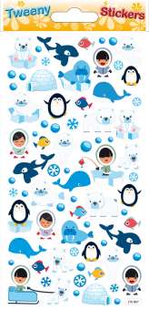 518248 Stickers Winter - Eisbär 