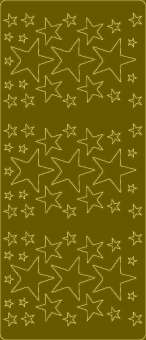 519092 Sticker Sterne gold      (72x) 