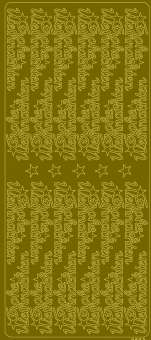 519182 Sticker Frohe Weihnachten gold 24x 