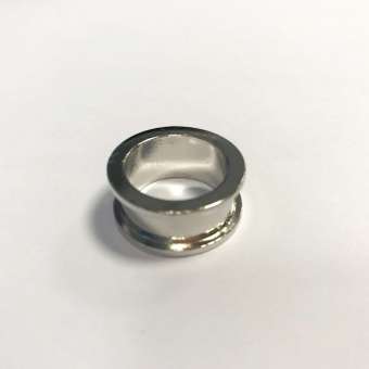 521524 Doppelring D. 17.5mm silber 