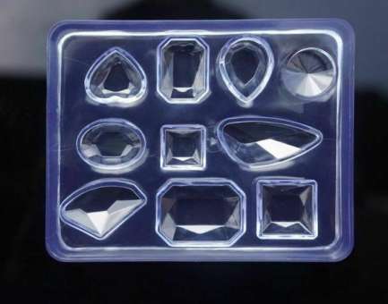 526042 Silikonform Diamant 10 Formen 
