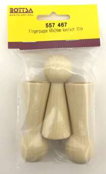 557467 Fingerpuppe 68x24mm konisch 3 Stk. 