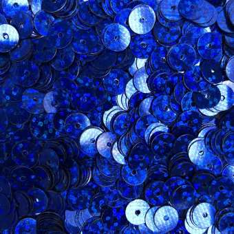 568196 Pailletten  6mm Glitter blau 