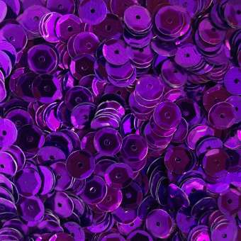 568750 Schüsselpailletten  6mm violett 