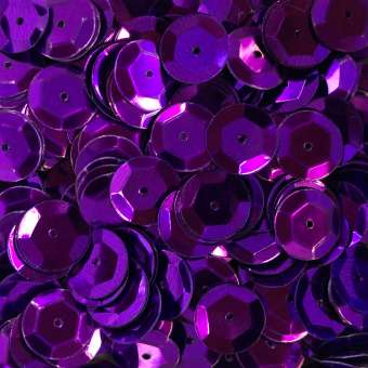 568850 Schüsselpailletten 10mm violett 