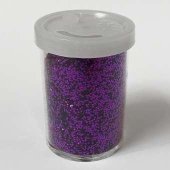 579050 Glimmer Streudose 16g grob violett 