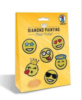 597038 Diamond Painting Sticker Smiley 