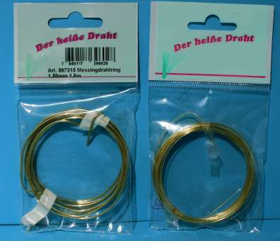 597304 Messingdrahtring 0.4mm 20m 