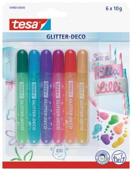 59988-00000 Glitter Deco tesa Candy 6x10g 