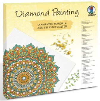 600608 Diamond Painting ,Diamanten Mandala“ grün 