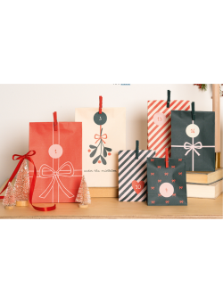 600618 Adventskalender Set 72-teilig 24 Beutel 