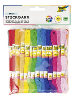 600086 Stickgarn BASIC fein, 52 Docken à 8m 