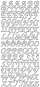 3460346 Konturensticker  Buchstaben gross (12mm) silber
