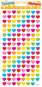 518251 Stickers Herzen - Regenbogen